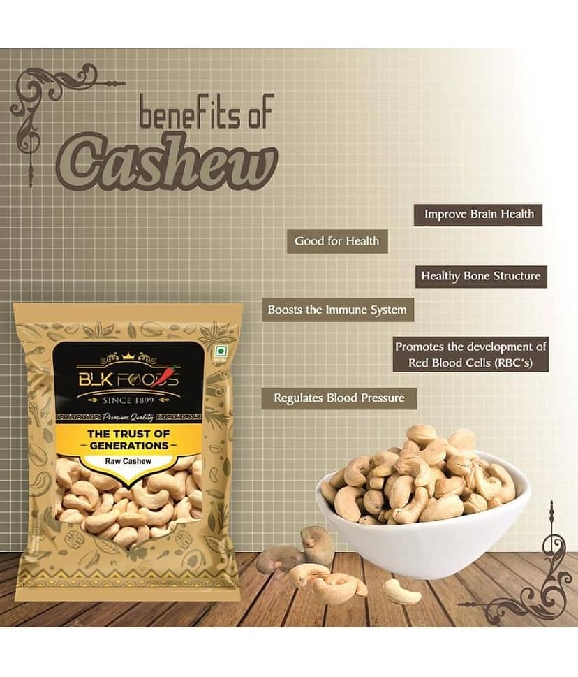 BLK FOODS Cashew nut (Kaju) 500 g view 3