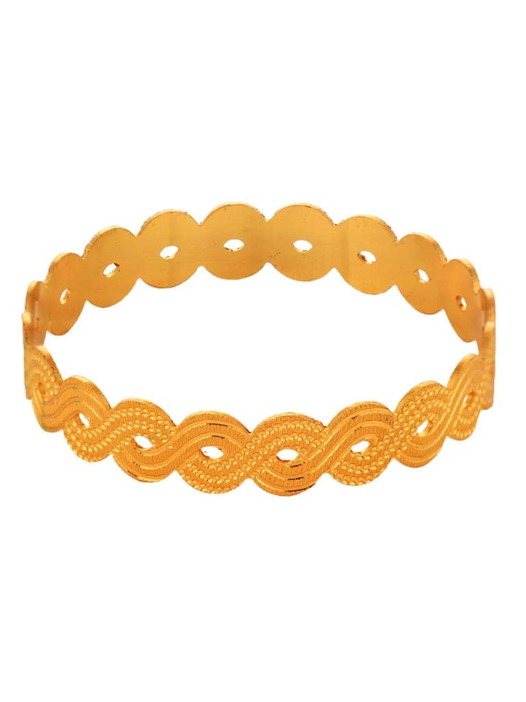 Set of 2 Gold Plated Filgree Handcrafted Bangles view 5