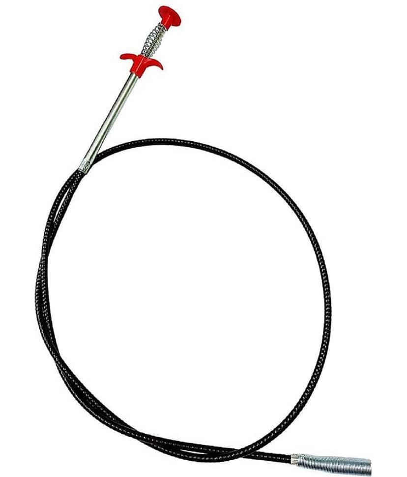 Drain Cleaner Stick for Sink Clogged Pipe Cleaning Spring Wire, Hair Catching Drain Cleaner Spring Wire Sink Cleaning Stick