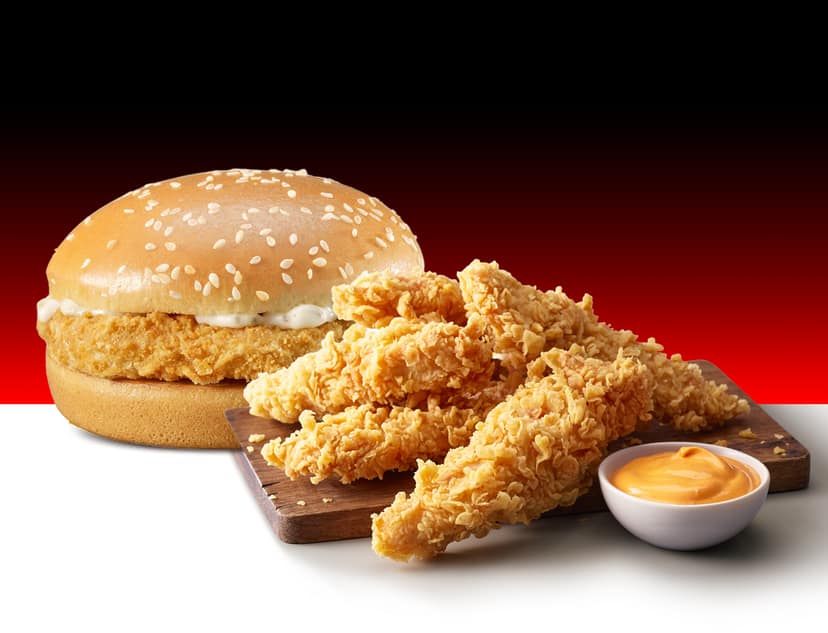 Crispy chicken & 6pc tender box