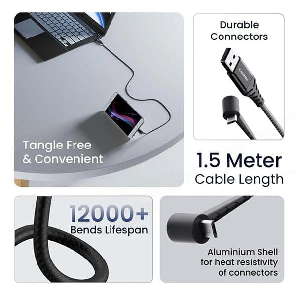 Ambrane Standing Micro USB Cable view 2