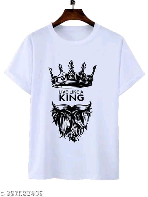"Live Like a King" T-Shirt – Bold and Regal Style view 3