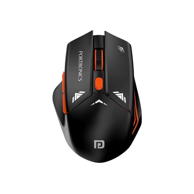 Portronics Vader Pro Wireless Gaming Controller with Dual Vibration & Turbo Mode - Black