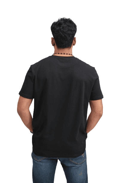TRENDLAND Men's Pure Cotton ||180 GSM || Front Print & Back Solid || Round Neck Half Sleeve Regular Fit T-Shirt for Men (Pack of 1) view 2