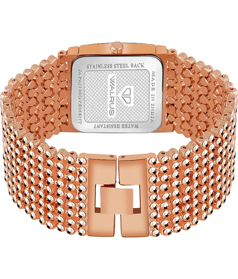 Walrus - Rose Gold Stainless Steel Analog Womens Watch view 2