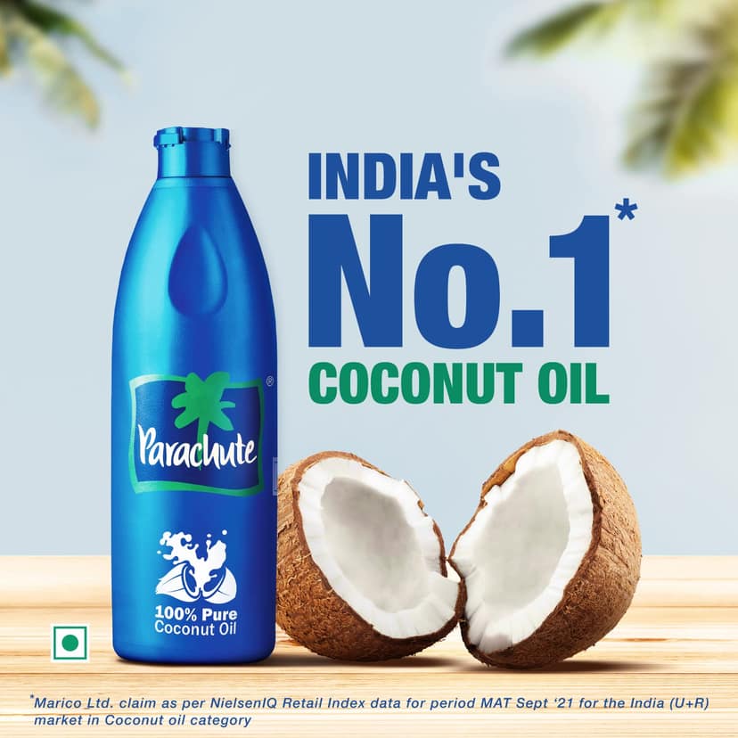 Parachute Coconut Oil - 1 L Pet Jar view 2