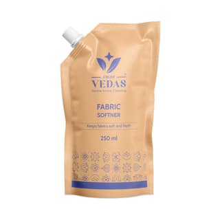 FromVedas Natural Fabric Softener | Softer Clothes with its Natural Frangrance | Plant Based, Non-Toxic, Eco-Friendly, Organic, Herbal | Safe for Woolens & Baby Clothes -250ml