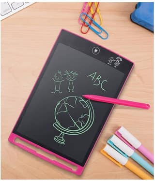 Shuangyou 8.5 Inch Electronic LCD Writing Pad Write Drawing Ruff Tablet Board Notepad Digital for Kids Diary with Pen Best For Birthday Gift 8.5LEDPD01