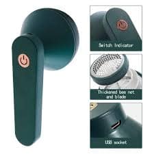 Rechargeable Lint Remover for Clothes | Portable Fabric Shaver for Sweaters, Woolens & Jackets view 2