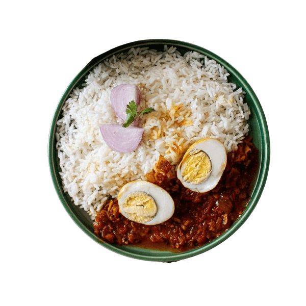 Curried Coriander Rice With Egg