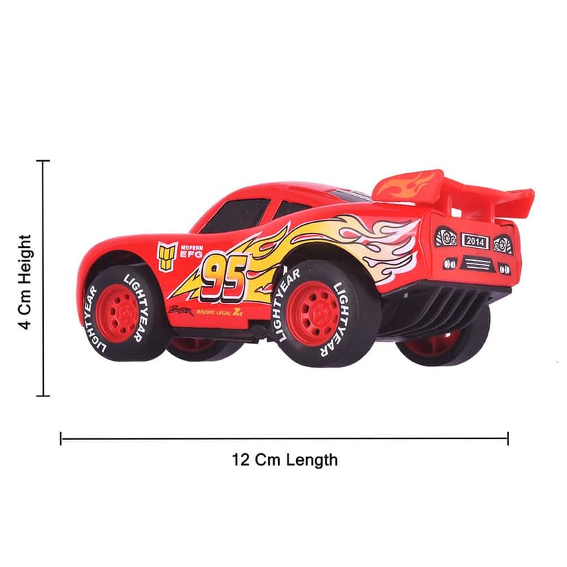 Lightning MCqueen Hot Wheels | Kids MCqueen Car Toy | Red Metal Car | Lightning Mcqueen | Lightning Mcqueen Toy | Lightning Mcqueen Car | Diecast Cars view 3