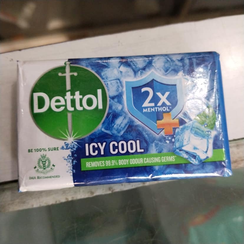 Dettol icy cool 2x menthol soap