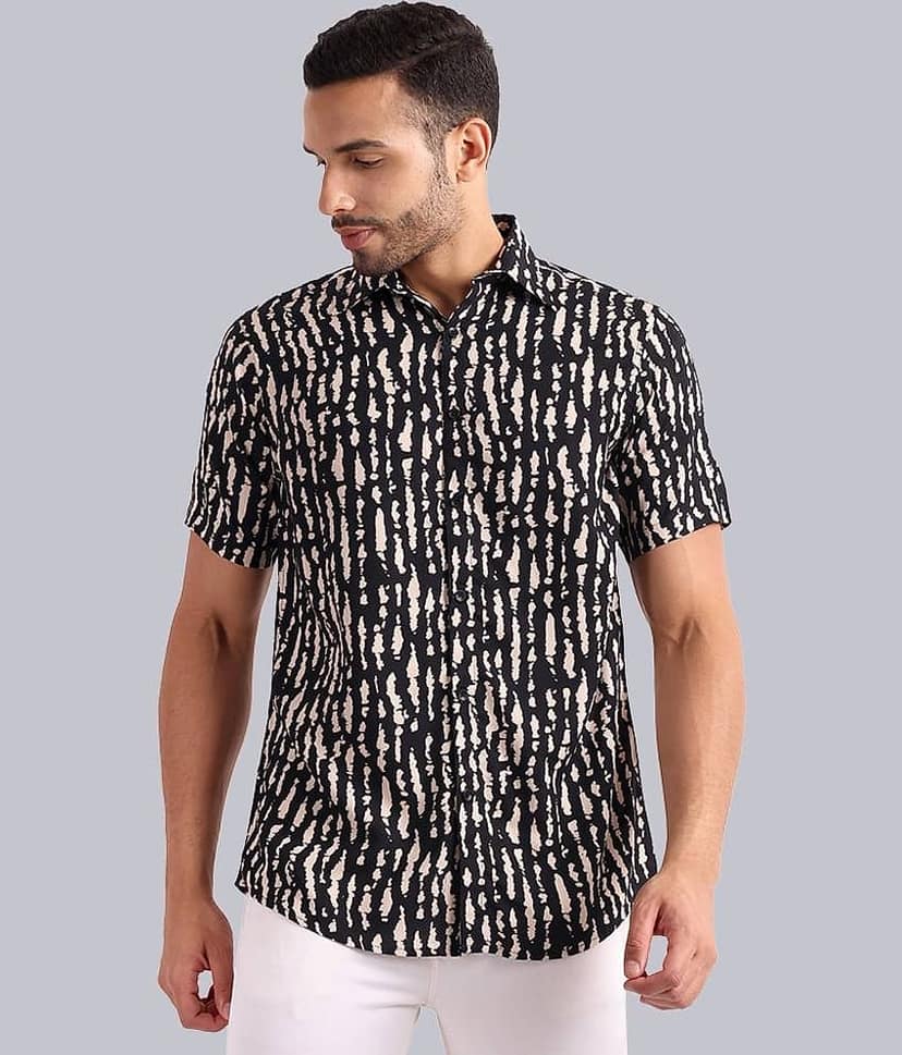 TrendiVastra - Blue Viscose Regular Fit Men's Casual Shirt ( Pack of 1 )