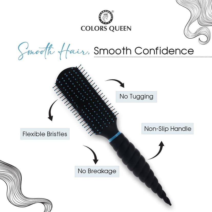 Colors Queen Small Paddle Brush view 4