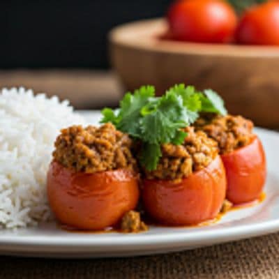 Stuffed Tomato Masala