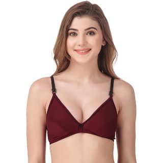 Empisto Branded Brown color Cotton Fabric Line Bra