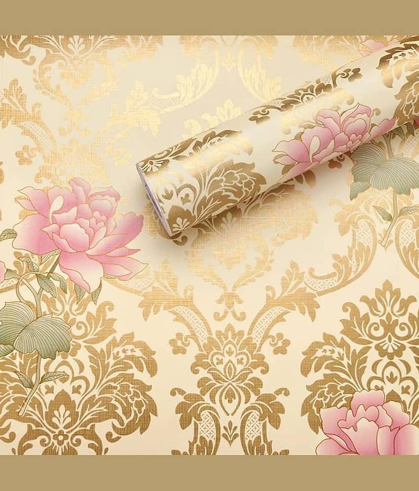 KAAF Geometric Wallpaper ( 45 x 500 ) cm ( Pack of 1 )