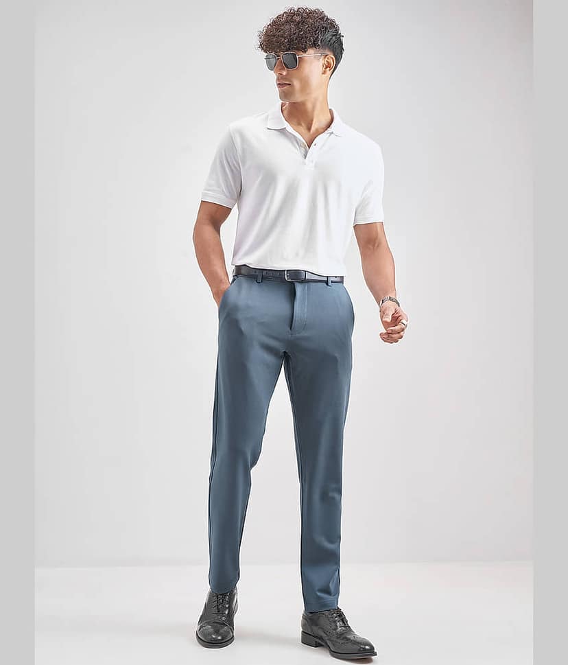 Highlander Relax Men's Chinos - Black ( Pack of 1 ) view 2