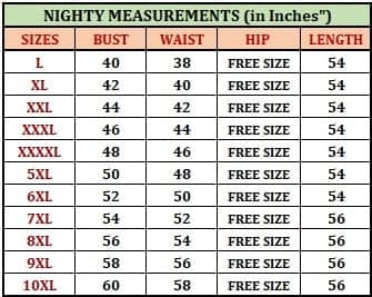 Nighty for Women Cotton Floral view 4