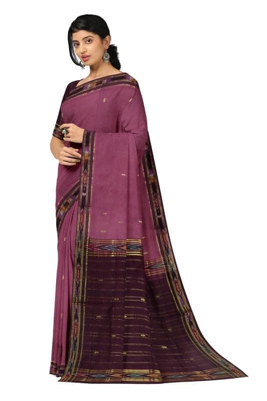 APCO Handloom (A Andhra Pradesh Govt Emporium)- Women's Traditional Pure Handloom Bandar (Polavaram) Cotton Saree | BCS0041 view 2