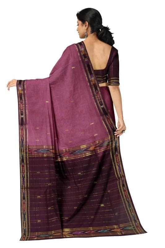 APCO Handloom (A Andhra Pradesh Govt Emporium)- Women's Traditional Pure Handloom Bandar (Polavaram) Cotton Saree | BCS0041 view 3