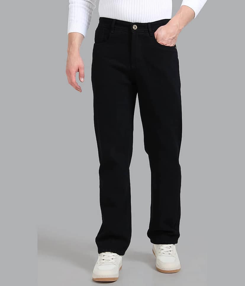Paul Street Relaxed Clean Look Men's Jeans - Black ( Pack of 1 )