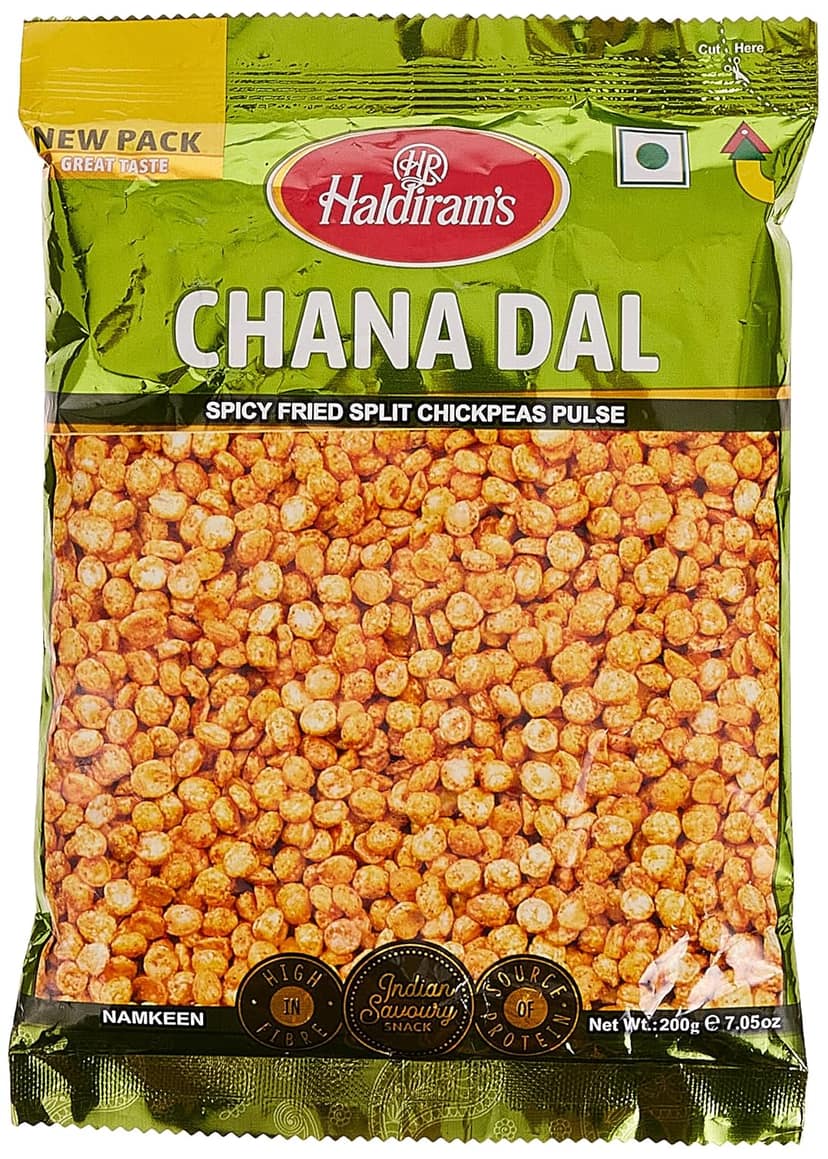 Haldiram's Chatpata Dal, Crispy Chana Dal Coated With Delicious Masala, 220 G