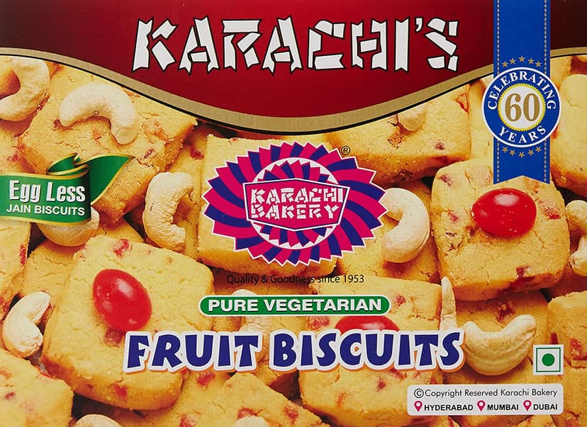 Karachi Bakery Fruit Biscuits, 250 gm