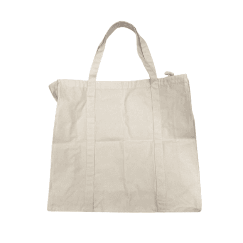 Naturblend Canvas Cotton Tote Bag for Women – Plain Tote with Zipper, Reusable Multi-Purpose Bag for Painting, School, Gym, or Shopping (Pack of 1)