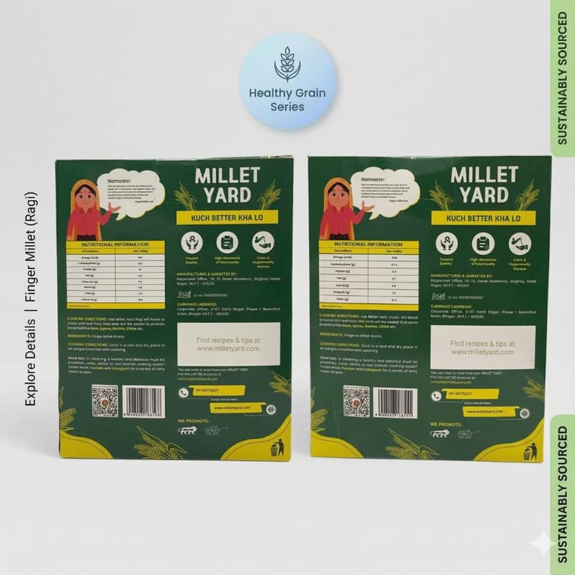 Gut Friendly Combo – Jowar Idli Rawa (500g) + Ragi Idli Rawa (500g) view 2