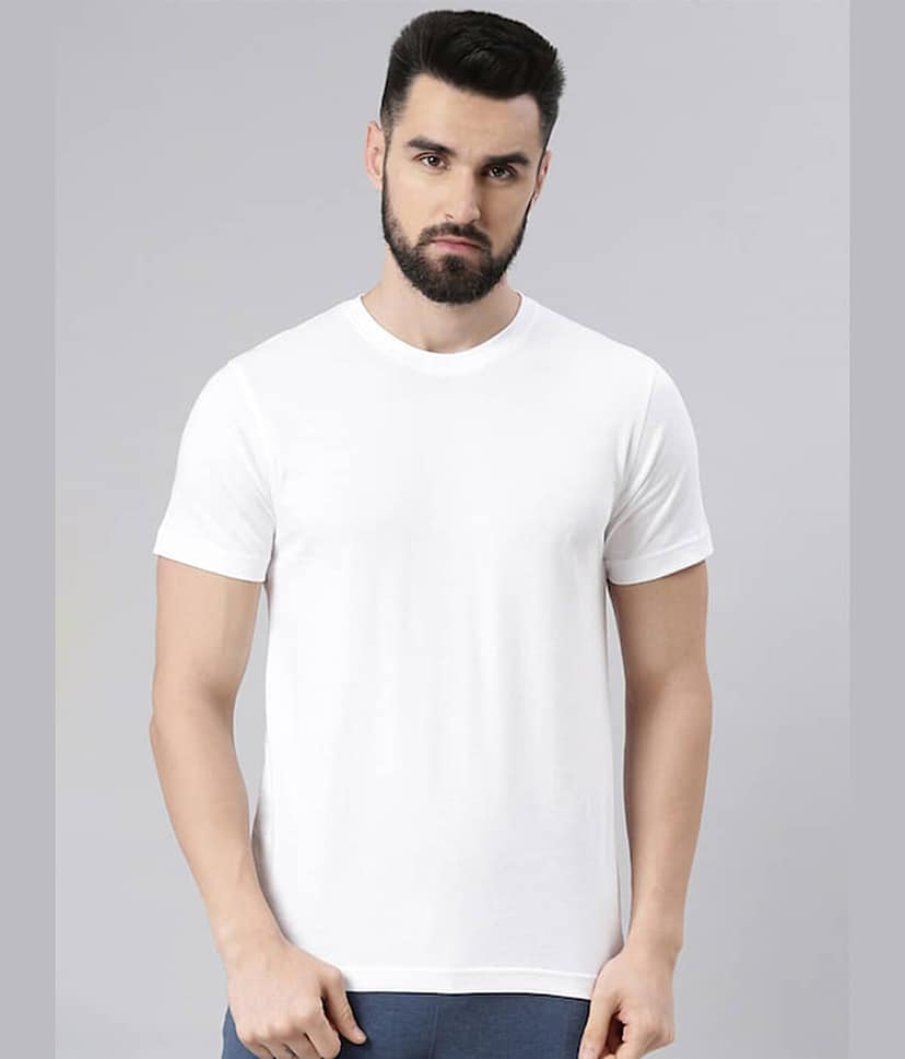 Veirdo Pack of 1 100% Cotton Regular Fit Men's T-Shirt ( Brown )