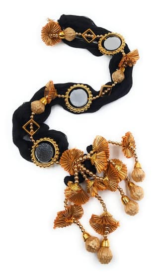 Light weight Jhumka & Mirror Punjabi Parandi/Patiyala Sahi Paranda