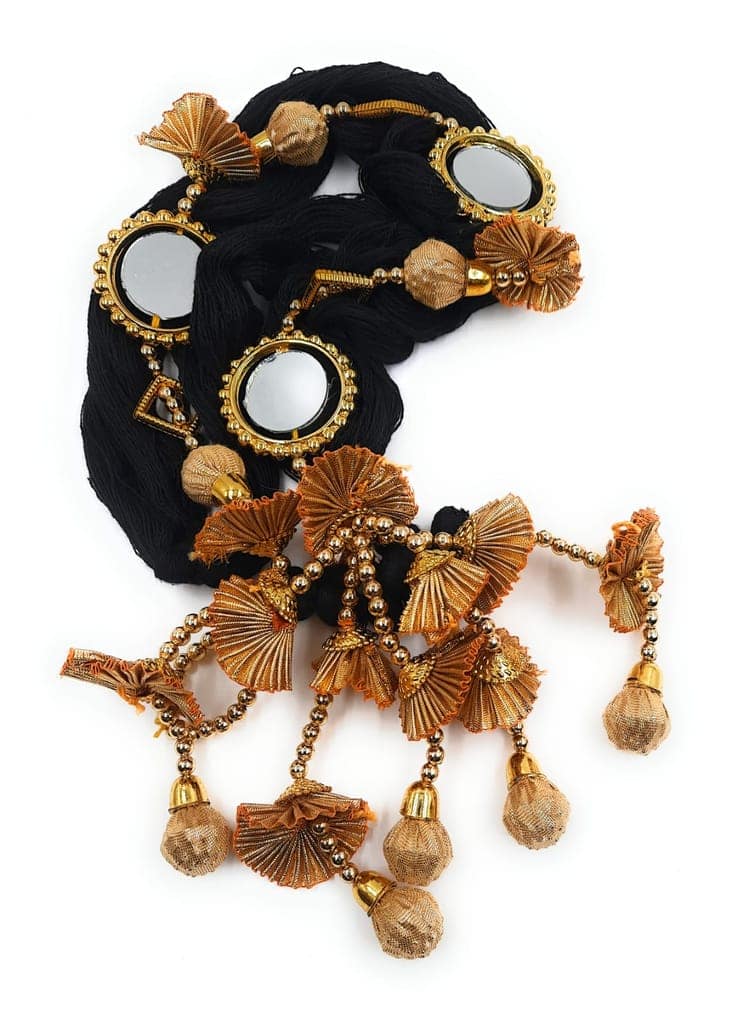 Light weight Jhumka & Mirror Punjabi Parandi/Patiyala Sahi Paranda view 3