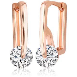 Vivastri Allure Chunky Cz stone clip on Bali stud Earring for Women and Girls [VIVA2707ERG] view 2