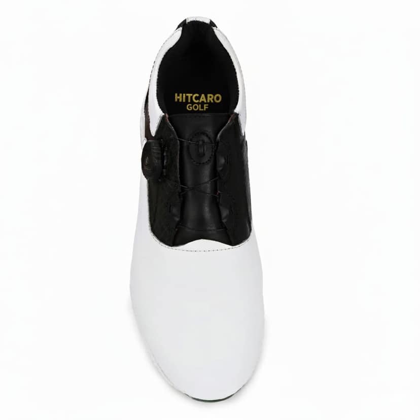 HITCARO Men Proffessional Leather Golf Shoes | Lace-Up | Phylon Sole |Waterproof | Comfortable | Breathable | Sports Shoes view 3
