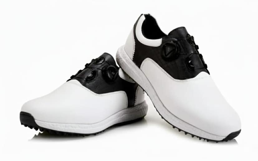 HITCARO Men Proffessional Leather Golf Shoes | Lace-Up | Phylon Sole |Waterproof | Comfortable | Breathable | Sports Shoes view 5