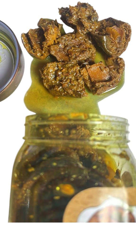 200g Jar of Authentic Indian Mango Pickle - Traditional Homemade Style, Sour and Spice view 3