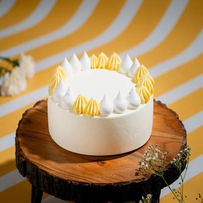 Mango raspberry cream cake 1/2 kg