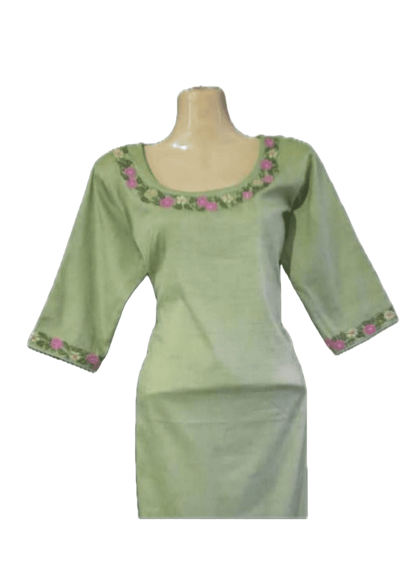 Elegant Handcrafted Cotton Stole with Traditional Embroidery - Perfect for Ceremonies and Gifts