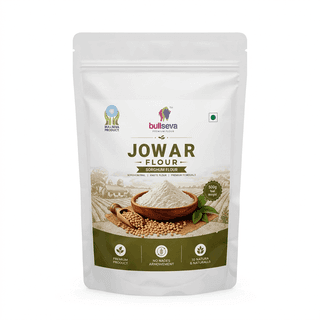 Bullseva Organic Jowar Flour (Sorghum Flour) - 500g