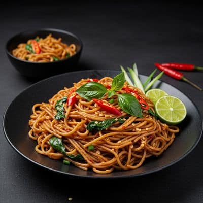 Chilli Basil Noodles