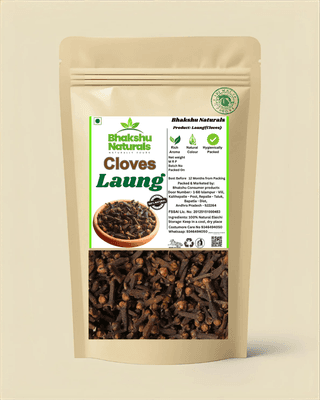BHAKSHU Premium Laung (Cloves) 100gm– Fresh, Aromatic & Natural Whole Cloves