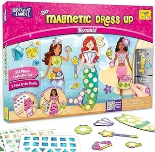 Imagimake DIY Magnetic Dress Up Mermaid|Toy for Girls Age 3-7 Years