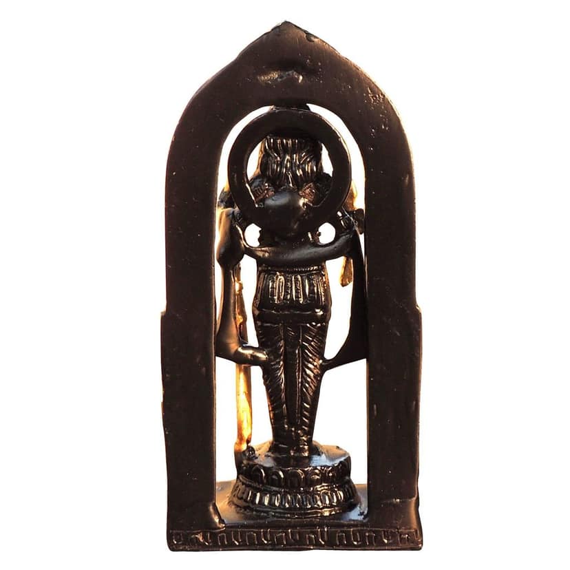 Brass Ram Lala God Idol Statue - 5.5 Inch Religious Decor Idol (BSMAS1767 C) view 3