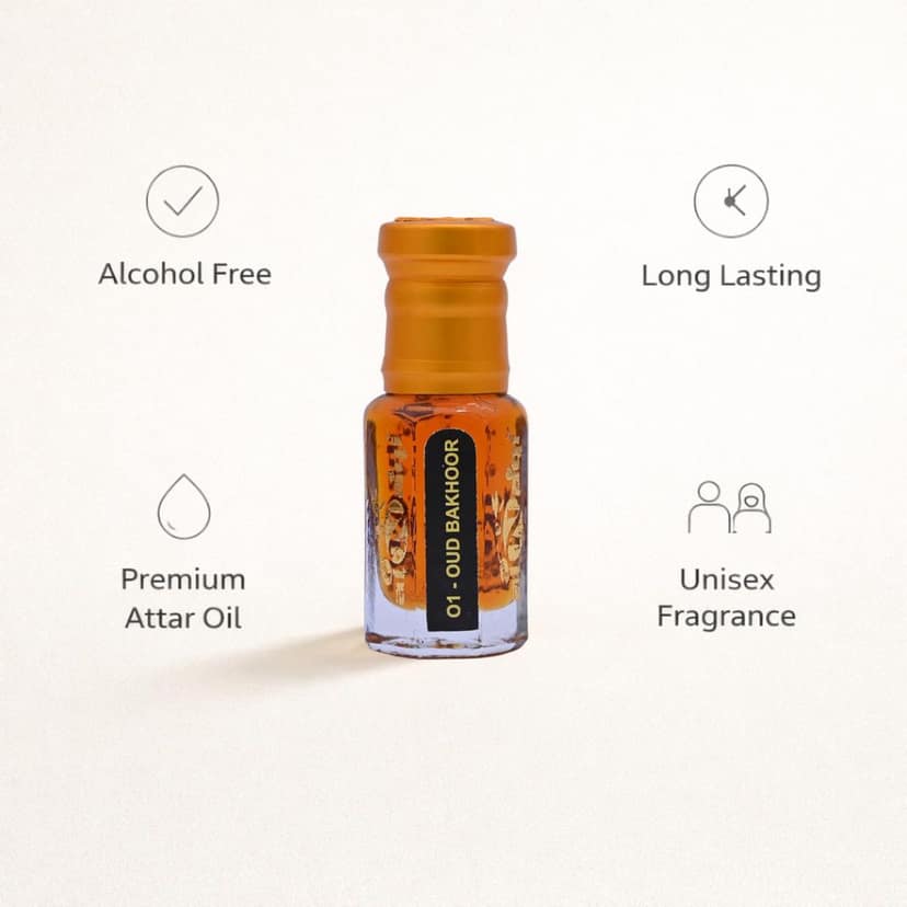 alNaqi Oud Bakhoor 6ml - Arabian Oud Attar, Pure Fragrance Oil with Original Oudh, Traditional Arabic Scent for Men and Women view 4