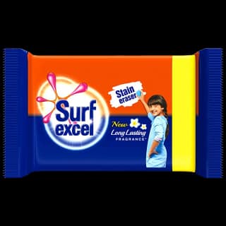 Surf Excel Detergent Bar - Stain Eraser, 90G + 10G Pouch