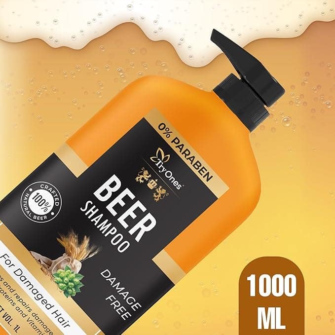 Beer Anti-Dandruff Shampoo | Removes Dandruff from Source | Helps with Itching, Irritation & Redness Accompanying Dandruff (1 Liter) view 4
