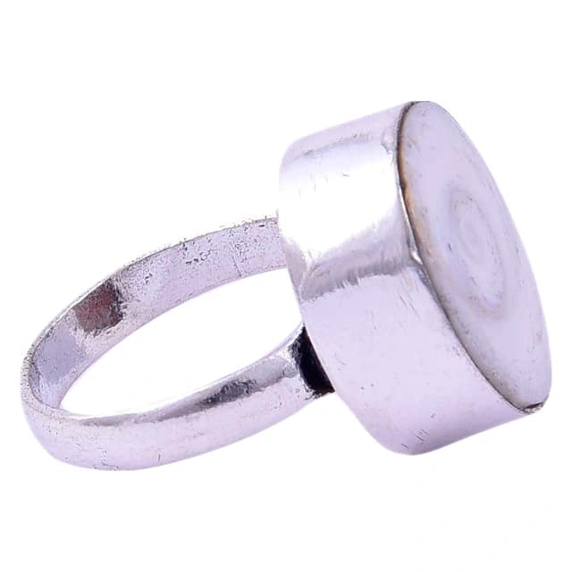 Oval Howlite Ring For Men And Women(KI_161) by Krishna Impex view 2