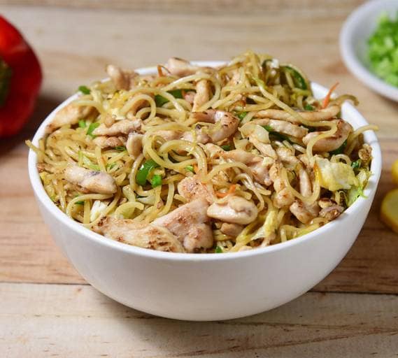 Chicken noodles