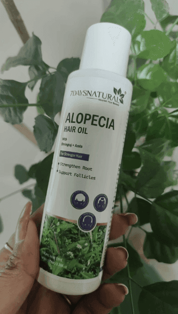 Elegantra Anti Hair Fall Alopecia Oil 100ml pack of 1 | Botanical Hair Growth Solution for Bald Spots & Thin Hair view 8